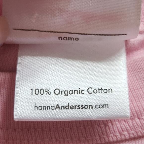 Hanna Andersson Short John Pajama Top Orange-Y In Pink Size 3 | 90 cm - Picture 6 of 7